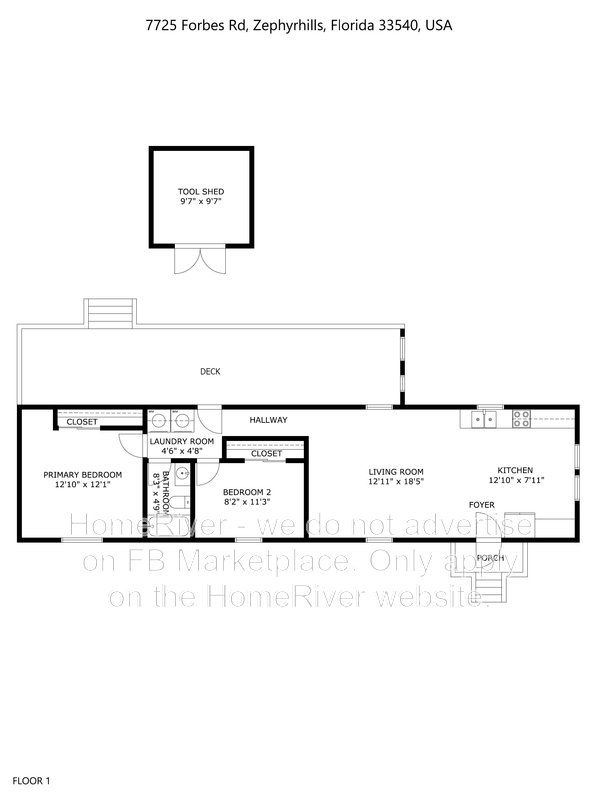 Move In Ready! 7725 FORBES RD ZEPHYRHILLS FL 33540 property image