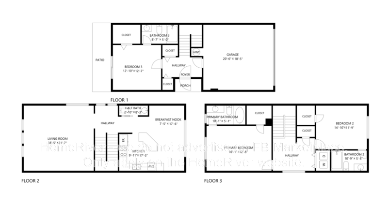 Move-in ready - 3bd townhome w/2 car garage in a gated community property image