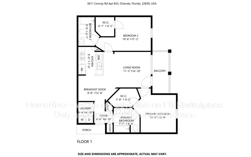 Upgraded 2/2 Condo on the 2nd floor in Mosaic! property image
