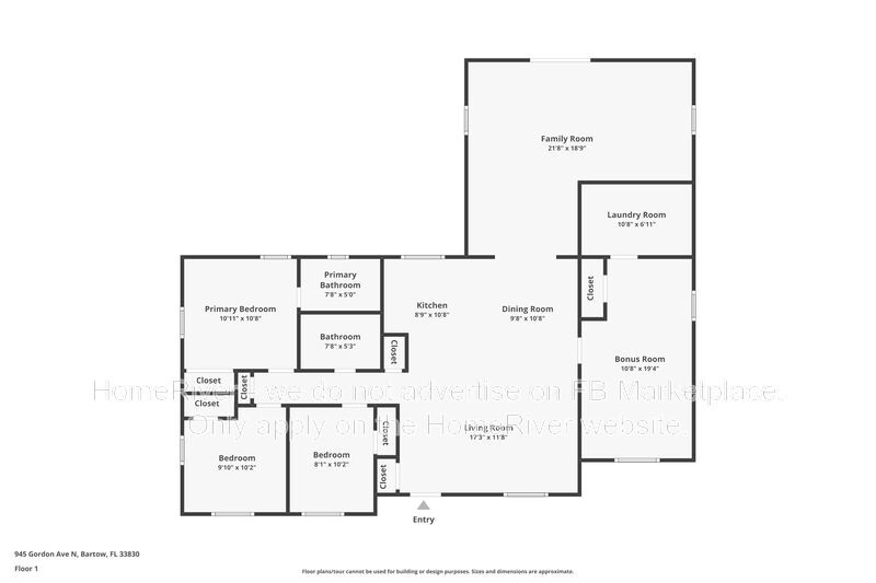 4 bedroom home with fenced yard property image